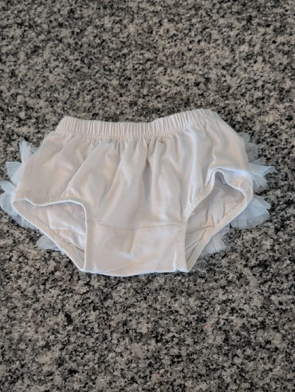 Ruffled White Baby Bloomer - Kids Accessories